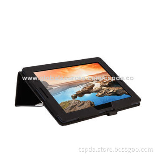 Folio Stand Cases for Lenovo Tab A10-70 A7600 with Card Slots and White Stripe